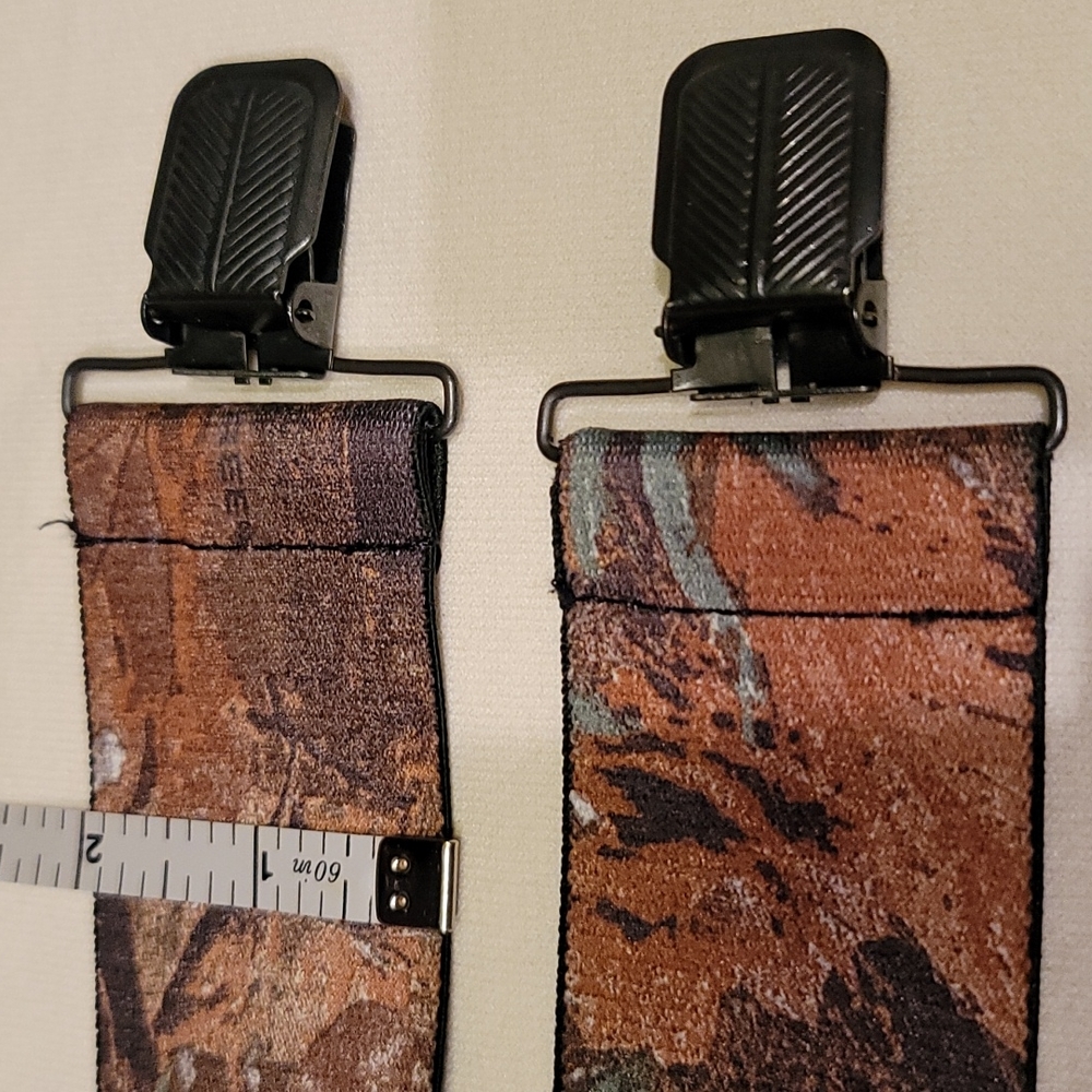 RealTree Suspenders camo elastic 4 clips gorpcore hunting comfort